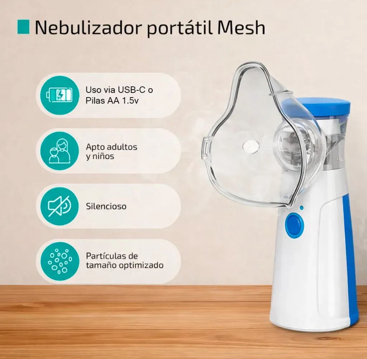 Nebulizador Inalámbrico